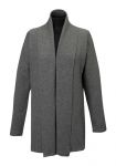 Cashmere Strickjacke gerippt