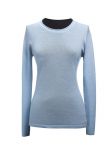 Cashmere Feinstrick-Pullover mit Rundhals