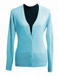 Cashmere Strickjacke mit V-Ausschnitt