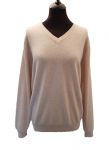 Cashmere Pullover mit V-Ausschnitt