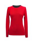 Cashmere Feinstrick-Pullover mit Rundhals