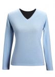 Cashmere Pullover mit V-Ausschnitt